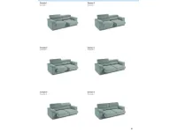 Divano Lineare Kay 221 x 139 Excò in Offerta Outlet a 1880 Euro