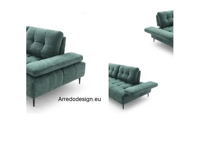 Divano moderno tessuto Joplin di Le comfort con sconto del - 35%