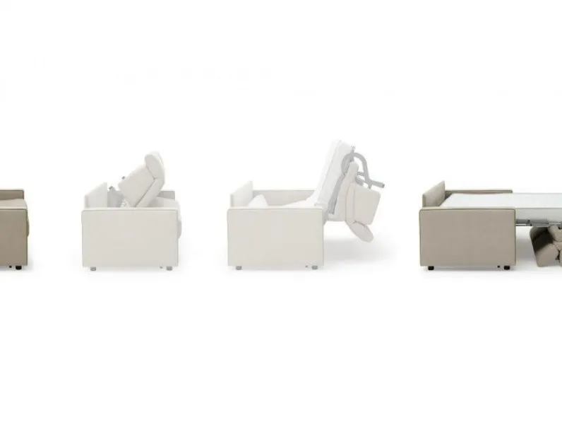 Divano moderno tessuto Barbados  di Le comfort con sconto del - 30%