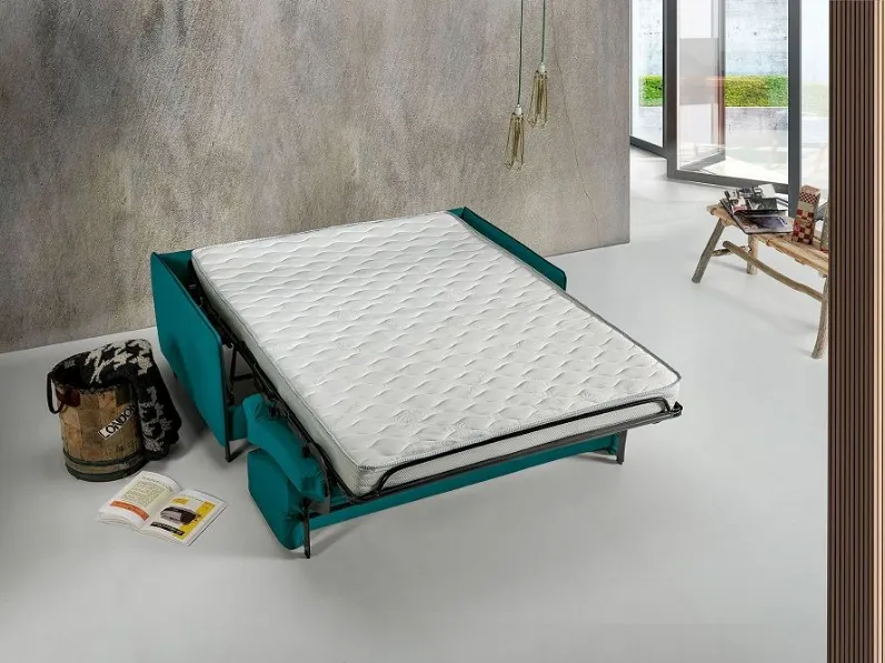 Divano in Tessuto stile moderno modello Divano-letto mod.kuck rivestito in tessuto in promo-sconto del 50% scontato - 50%