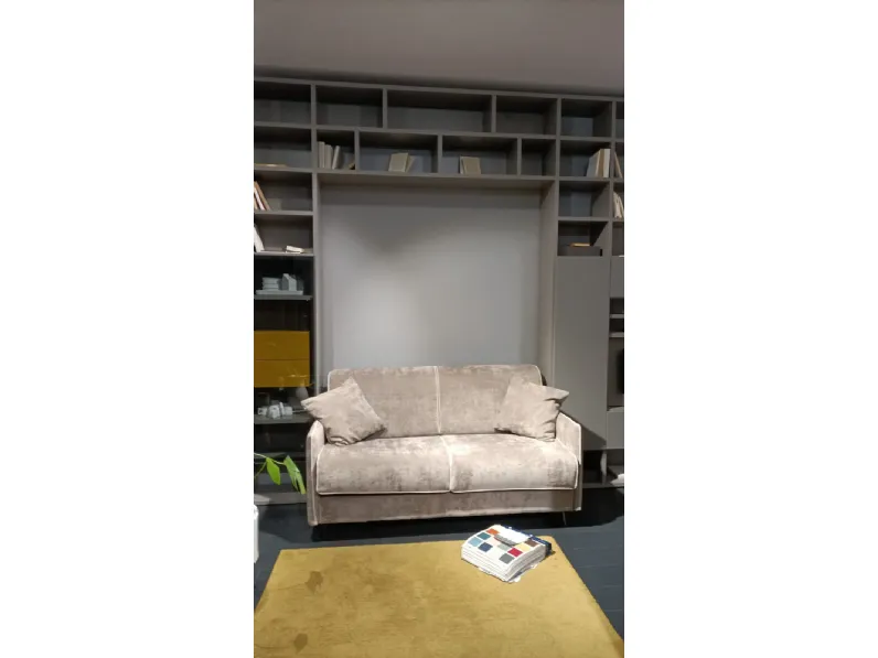 Divano Chic  divano letto  tessuto in poliuretano  Gienne a prezzo Outlet