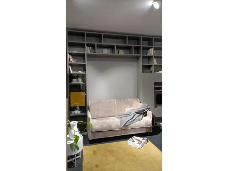 Divano Chic  divano letto  tessuto in poliuretano  Gienne a prezzo Outlet