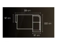 Divano letto con contenitore italia Md work in OFFERTA - 43%