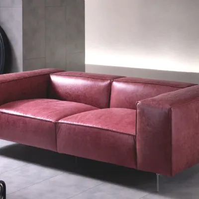 Divano luxury memory in Pelle non sfoderabile  di Md work scontato 45%