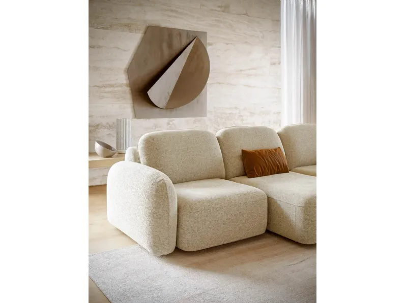 Divano in Tessuto stile design modello Divano susa scontato - 19%