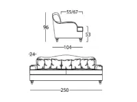 Divano Lineare Divano luxury lineare  Md work a 3734 Euro