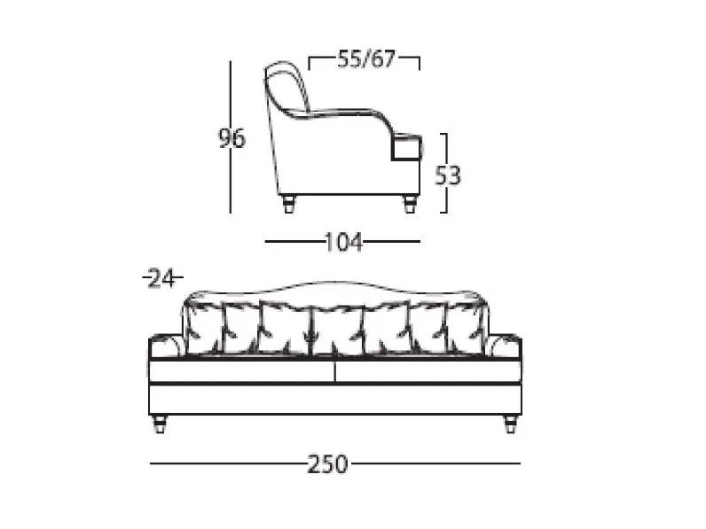Divano Lineare Divano luxury lineare  Md work a 3734 Euro