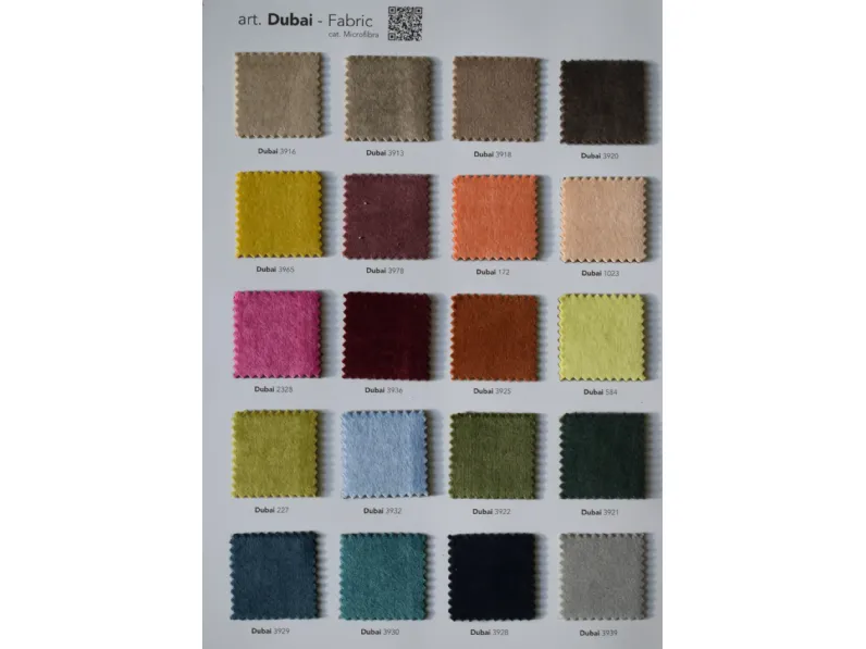 Divano design tessuto Divano modello odette di Collezione esclusiva con sconto del - 40%