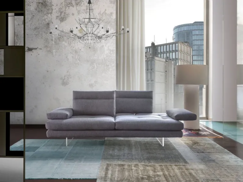 Divano Toby wing di Calia in stile moderno in Offerta Outlet