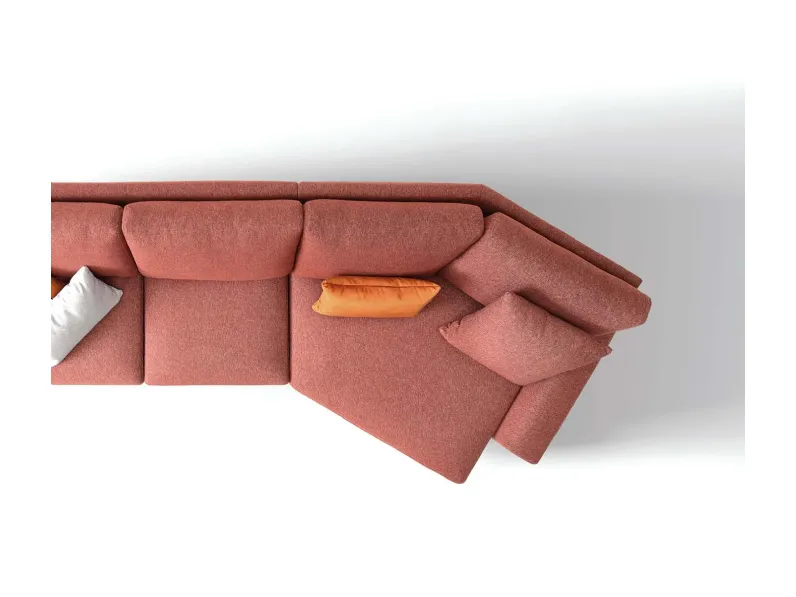 Divano Cassandra tessuto in poliuretano  Le comfort a prezzo Outlet
