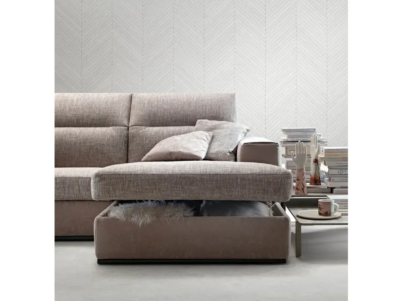 Divano in Tessuto stile moderno modello Zippy scontato - 35%