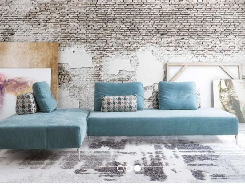 Lineare Divano modulare sfoderabile anti macchia Md work a PREZZO OUTLET scontato del 45%