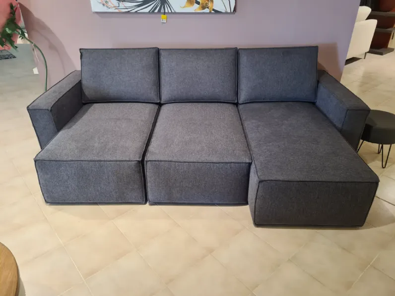 Divano Con penisola Mono Samoa in Offerta Outlet a 1790 Euro