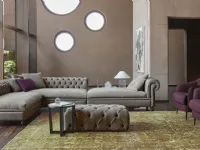 Divano Nottingham di Rosini in stile classico a prezzo Outlet