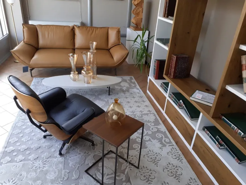 Divano design pelle Plumy di Gurian con sconto del - 58%