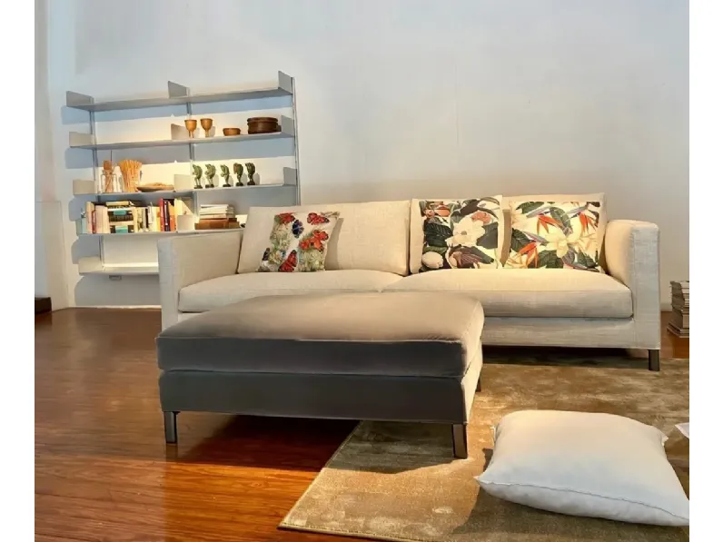Pouf modello Pouff hampton moderno Verzelloni a PREZZI OUTLET