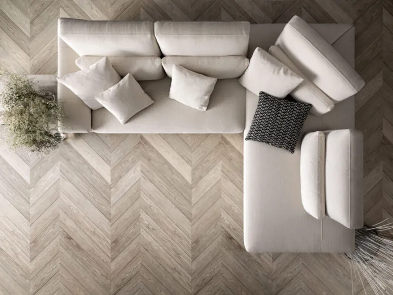 Divano moderno tessuto Boss di Samoa con sconto del - 35%