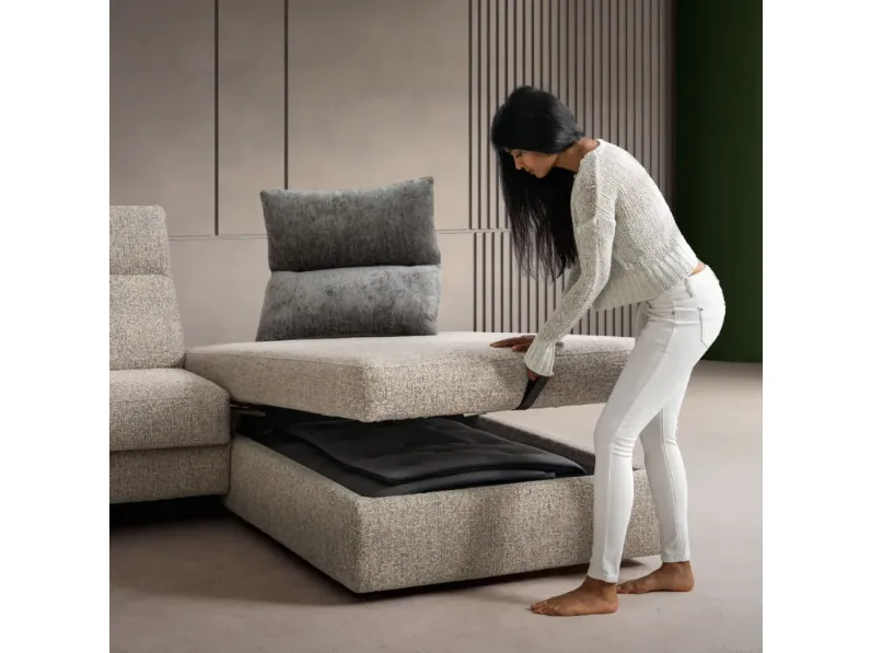 Divano in Tessuto stile moderno modello Camber scontato - 32%