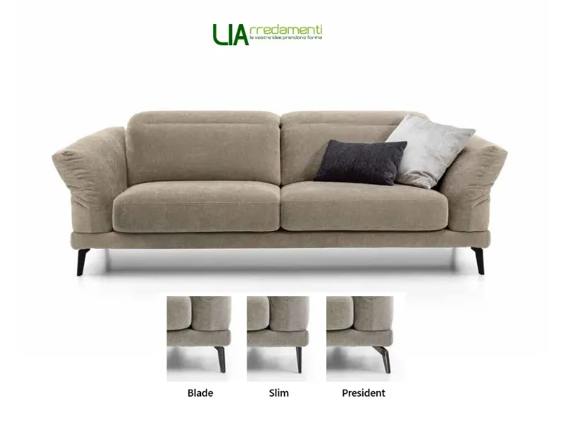Divano Lineare Sky  di Le comfort a prezzo scontato