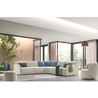 Divano moderno tessuto Swan di Le comfort con sconto del - 35%