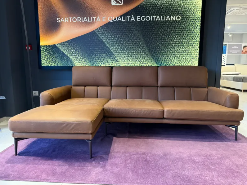Divano Thiago in Pelle non sfoderabile  di Egoitaliano scontato 50%