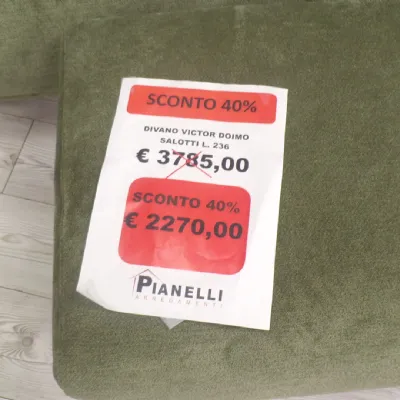 Divano Victor in Tessuto Doimo salotti a prezzo scontato