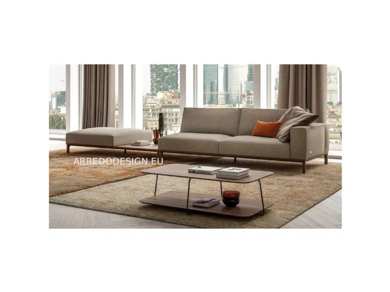 Divano in Tessuto stile design modello Leonard scontato - 35%