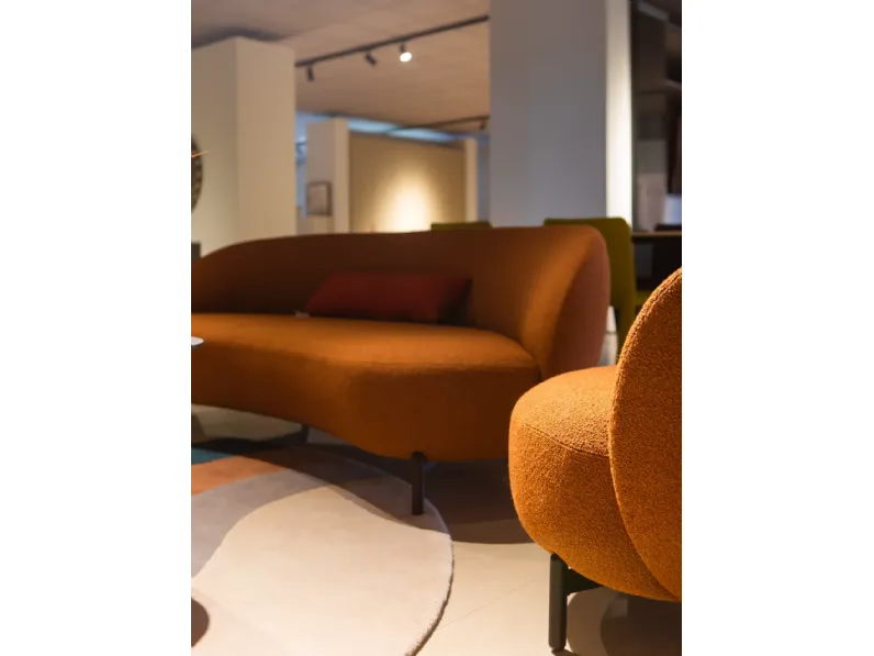 Divano design tessuto Lunam di Kartell con sconto del - 34%