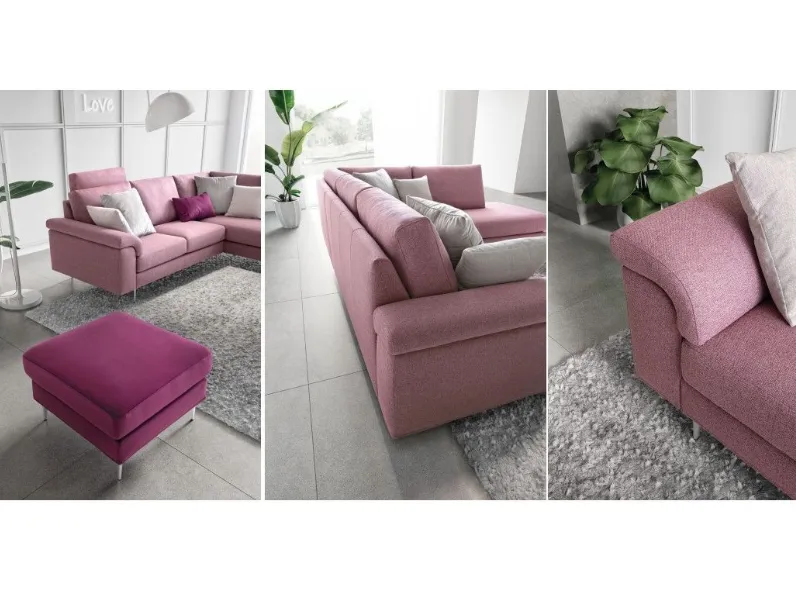 Divano Angolare modello Papilio di Le comfort con forte sconto