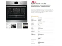 Forno modello Forno aeg bpk335061m Aeg in Offerta Outlet
