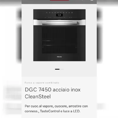 Forno Cleansteel dgc 7450 di Mele a prezzi outlet