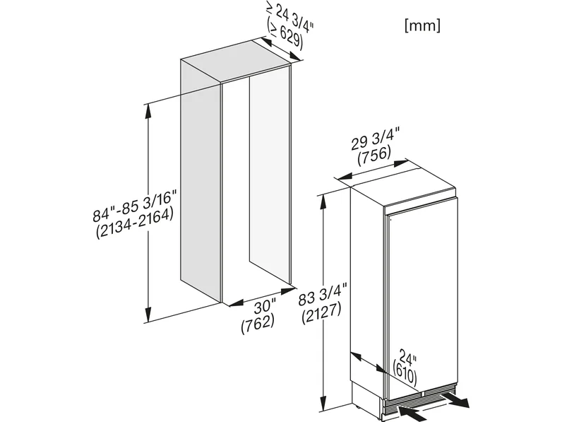 Frigoriferi Mìele K2802ViEU1