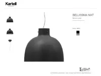 Lampada a sospensione Kartell Lampada a sospensione bellissima , kartell Nero con forte sconto