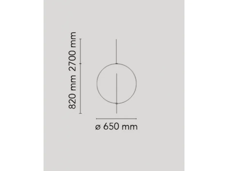 A sospensione Overlap s1 Flos in Offerta Outlet 