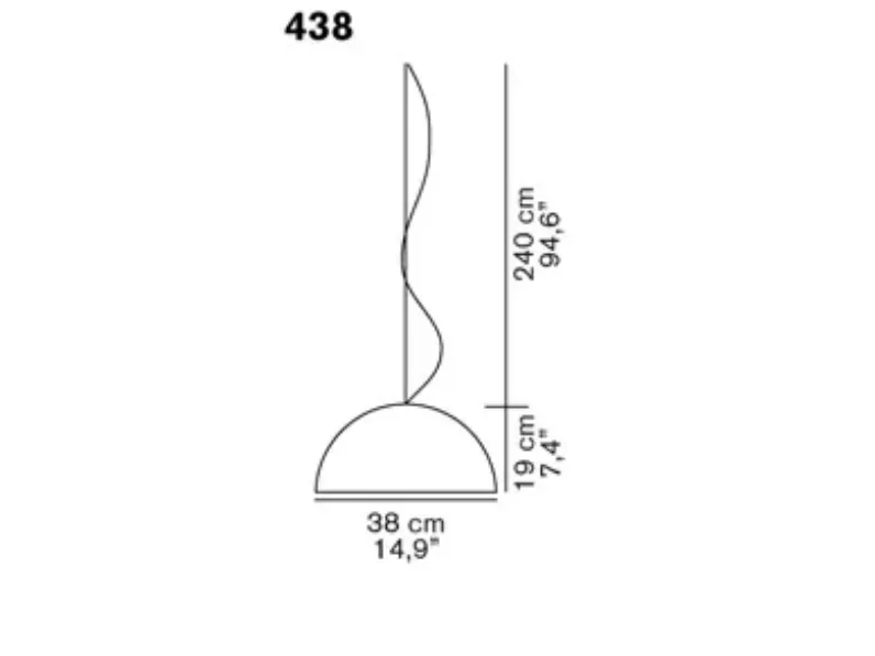 Lampada a sospensione Sonora 438 O-luce in Offerta Outlet 