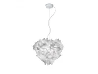 Lampada a sospensione in altro Veli couture 2xe27 diametro 42 cm Slamp a prezzo Outlet