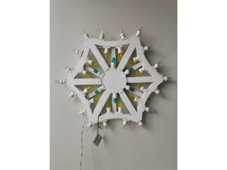 Lampada da parete Abc Mod quadrifoglio Bianco in offerta