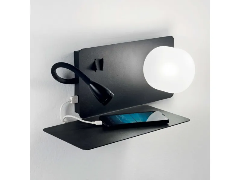 Lampada da parete Ideal lux Book stile Design a prezzi outlet