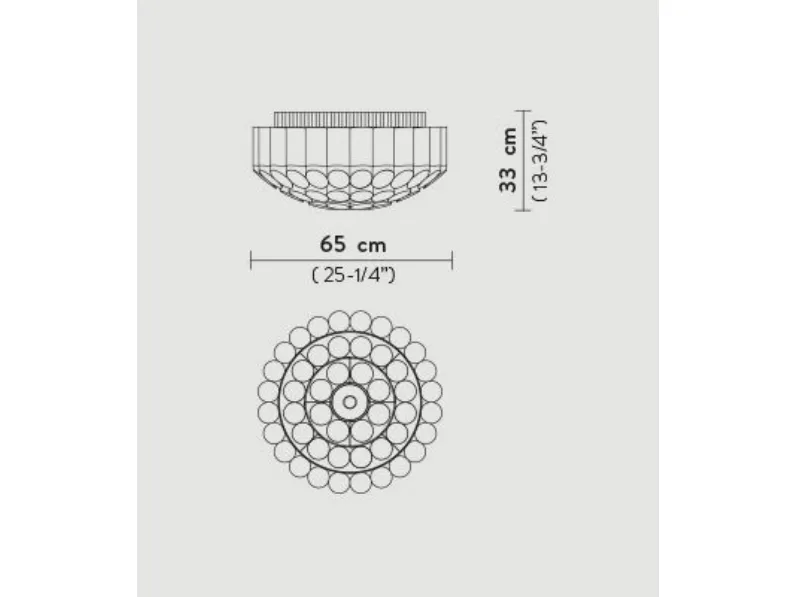 Lampada da soffitto Odeon ceiling  Slamp a prezzo scontato 