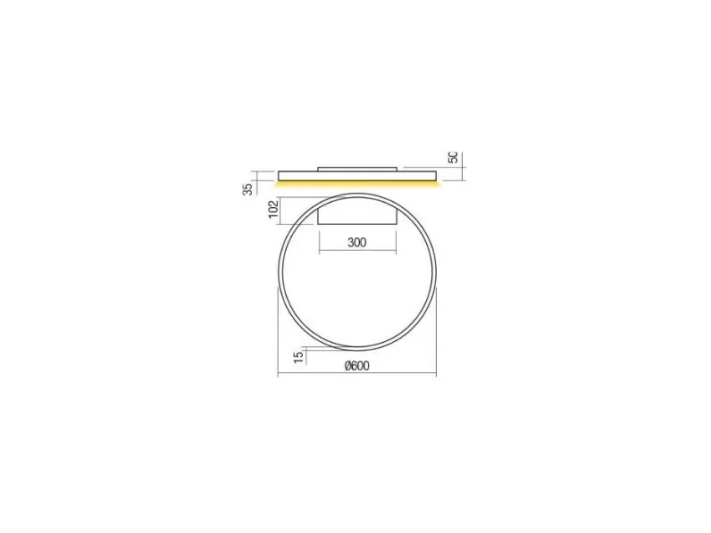 Da soffitto plafoniera Collezione esclusiva 01-2842 febe redo plafoniera led stile Moderna in offerta