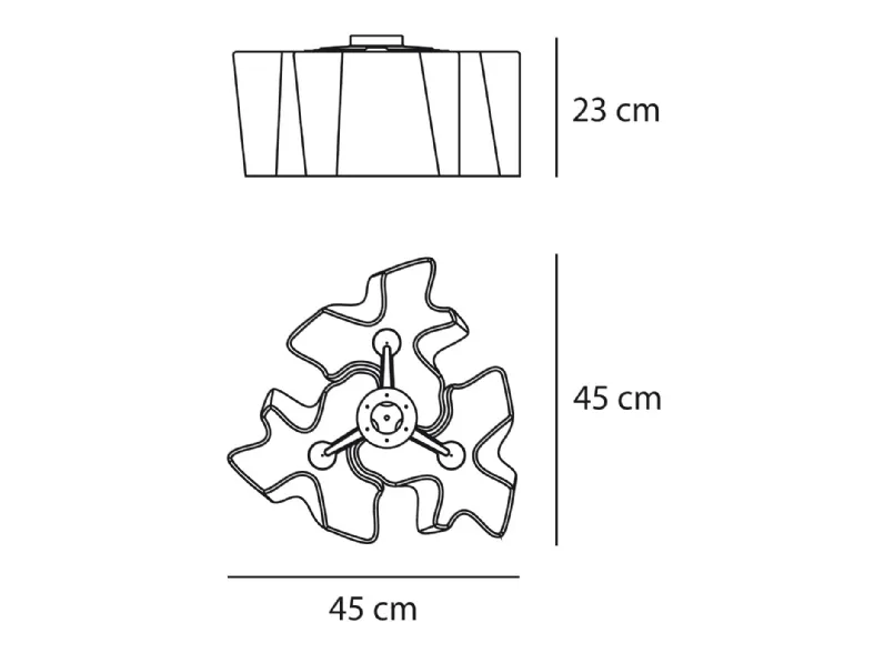 Lampada Logico mini ceiling 3x120° artemide   Collezione esclusiva in OFFERTA OUTLET