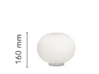 Lampada da tavolo in vetro Glo-ball basic zero switch Flos a prezzo scontato