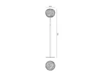 Lampada da terra Collezione esclusiva Meteorite artemide stile Moderno in offerta