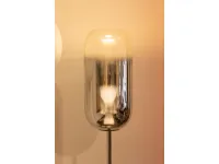 Lampada da terra in vetro Gople finitura lucida /argento vetro murano  Artemide a prezzo Outlet