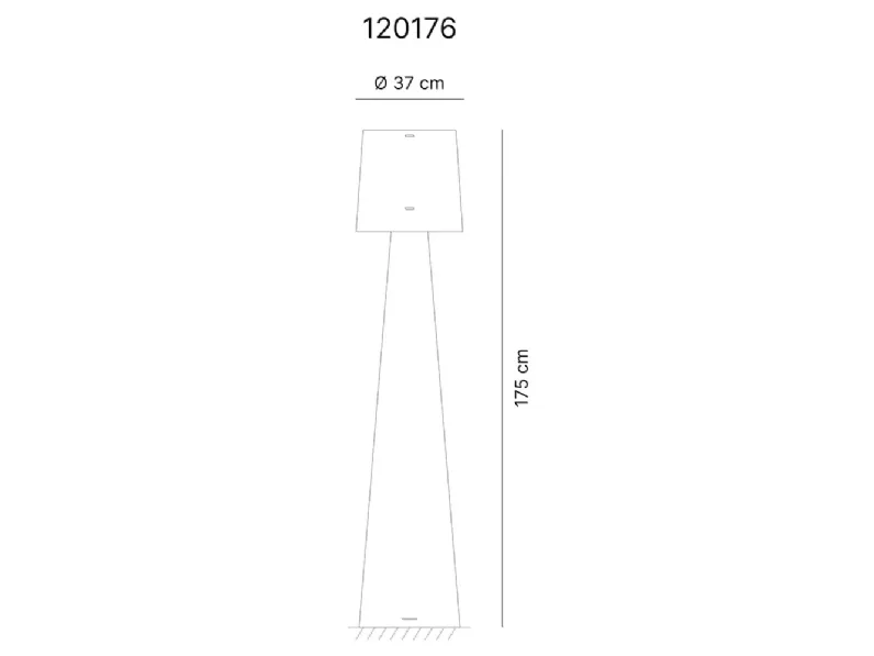 Lampada Emporium Diva  h.175 cm  a PREZZI OUTLET