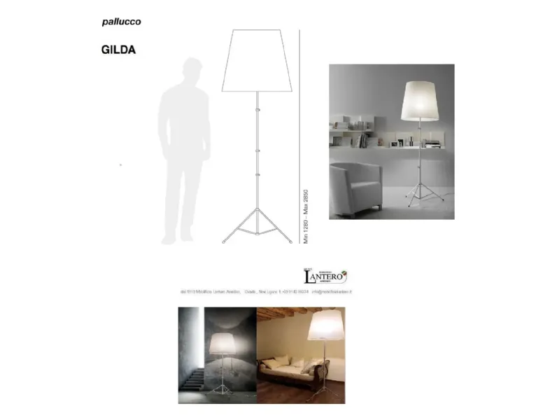 Da terra Pallucco Lampada da terra gilda juta design pallucco stile Moderna a prezzi convenienti