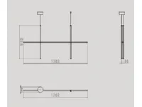 A sospensione Coordinates s2 Flos in Offerta Outlet 