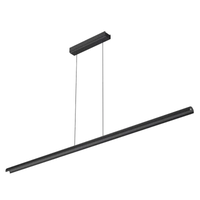 A sospensione in metallo Halfpipe 2 sospensione led 38w Linea light a prezzo Outlet