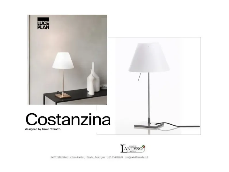 Lampada Luceplan lampada da lettura costanzina Luceplan in OFFERTA OUTLET
