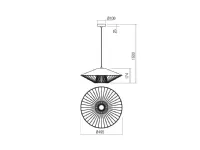 A sospensione Collezione esclusiva Grill 013009 sospensione redo Altri colori a prezzi outlet